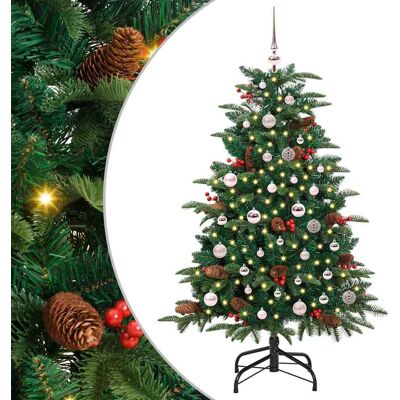vidaXL Künstlicher Weihnachtsbaum mit 150 LEDs mit Ständer Grün 150 cm - Grün vidaXL Künstlicher Weihnachtsbaum mit 150 LEDs mit Ständer Grün 150 cm - Grün