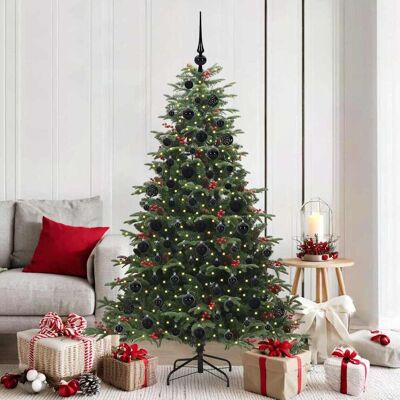 vidaXL Künstlicher Weihnachtsbaum mit 300 LEDs mit Ständer Grün 180 cm - Grün vidaXL Künstlicher Weihnachtsbaum mit 300 LEDs mit Ständer Grün 180 cm - Grün