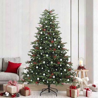 vidaXL Künstlicher Weihnachtsbaum mit 300 LEDs mit Ständer Grün 240 cm - Grün vidaXL Künstlicher Weihnachtsbaum mit 300 LEDs mit Ständer Grün 240 cm - Grün