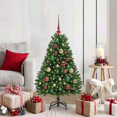 vidaXL Künstlicher Weihnachtsbaum Grün 120 cm PVC und Metall - Grün vidaXL Künstlicher Weihnachtsbaum Grün 120 cm PVC und Metall - Grün
