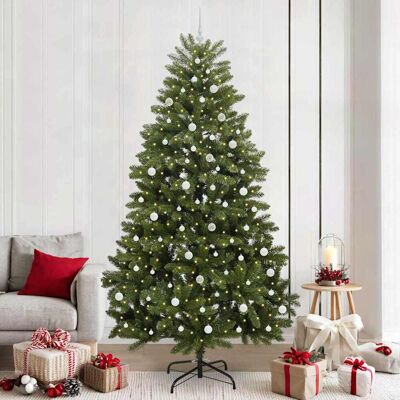 vidaXL Künstlicher Weihnachtsbaum Grün 240 cm PVC und Metall - Grün vidaXL Künstlicher Weihnachtsbaum Grün 240 cm PVC und Metall - Grün