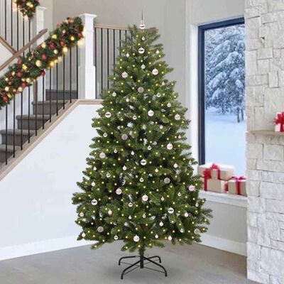 vidaXL Künstlicher Weihnachtsbaum Grün 270 cm PVC und Metall - Grün vidaXL Künstlicher Weihnachtsbaum Grün 270 cm PVC und Metall - Grün
