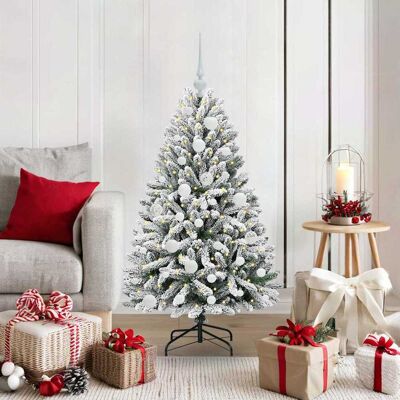 vidaXL Künstlicher Weihnachtsbaum Grün und Weiß 120 cm PVC und Metall - Grün vidaXL Künstlicher Weihnachtsbaum Grün und Weiß 120 cm PVC und Metall - Grün