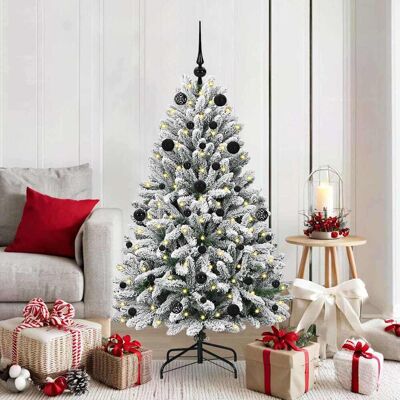 vidaXL Künstlicher Weihnachtsbaum Grün und Weiß 150 cm PVC und Metall - Grün vidaXL Künstlicher Weihnachtsbaum Grün und Weiß 150 cm PVC und Metall - Grün