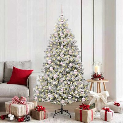 vidaXL Künstlicher Weihnachtsbaum Grün und Weiß 180 cm PVC und Metall - Grün vidaXL Künstlicher Weihnachtsbaum Grün und Weiß 180 cm PVC und Metall - Grün