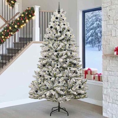vidaXL Künstlicher Weihnachtsbaum Grün und Weiß 270 cm PVC und Metall - Grün vidaXL Künstlicher Weihnachtsbaum Grün und Weiß 270 cm PVC und Metall - Grün