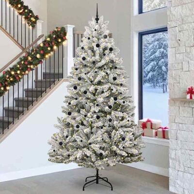vidaXL Künstlicher Weihnachtsbaum Grün und Weiß 300 cm PVC und Metall - Grün vidaXL Künstlicher Weihnachtsbaum Grün und Weiß 300 cm PVC und Metall - Grün