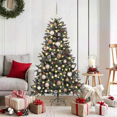 vidaXL Künstlicher Weihnachtsbaum Grün 150 cm PVC, Plastik und Stahl - Grün vidaXL Künstlicher Weihnachtsbaum Grün 150 cm PVC, Plastik und Stahl - Grün