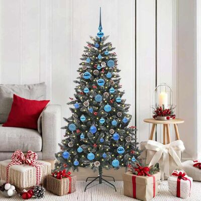 vidaXL Künstlicher Weihnachtsbaum Grün 150 cm PVC, Plastik und Stahl - Grün vidaXL Künstlicher Weihnachtsbaum Grün 150 cm PVC, Plastik und Stahl - Grün