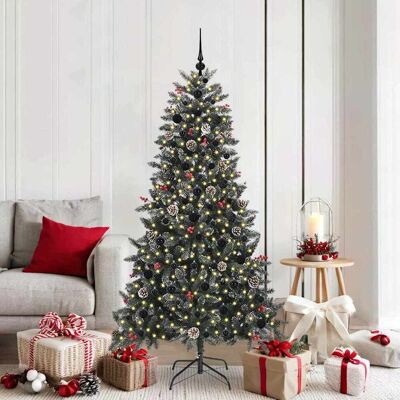 vidaXL Künstlicher Weihnachtsbaum Grün 180 cm PVC, Plastik und Stahl - Grün vidaXL Künstlicher Weihnachtsbaum Grün 180 cm PVC, Plastik und Stahl - Grün