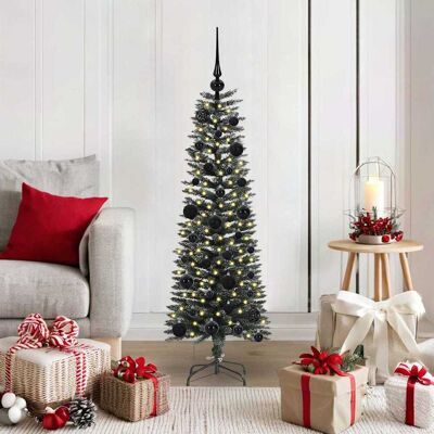 vidaXL Künstlicher Weihnachtsbaum mit 150 LEDs mit Ständer Grün 120 cm - Grün vidaXL Künstlicher Weihnachtsbaum mit 150 LEDs mit Ständer Grün 120 cm - Grün