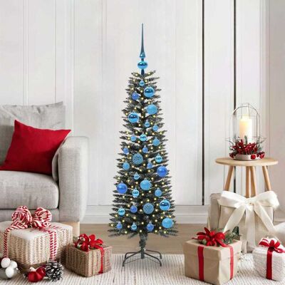vidaXL Künstlicher Weihnachtsbaum mit 150 LEDs mit Ständer Grün 120 cm - Grün vidaXL Künstlicher Weihnachtsbaum mit 150 LEDs mit Ständer Grün 120 cm - Grün