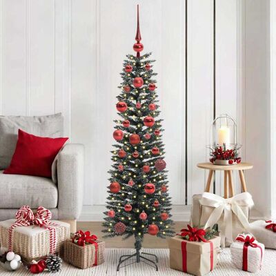vidaXL Künstlicher Weihnachtsbaum mit 150 LEDs mit Ständer Grün 150 cm - Grün vidaXL Künstlicher Weihnachtsbaum mit 150 LEDs mit Ständer Grün 150 cm - Grün