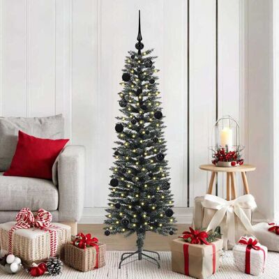 vidaXL Künstlicher Weihnachtsbaum mit 150 LEDs mit Ständer Grün 150 cm - Grün vidaXL Künstlicher Weihnachtsbaum mit 150 LEDs mit Ständer Grün 150 cm - Grün