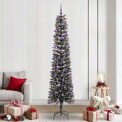 vidaXL Künstlicher Weihnachtsbaum mit 300 LEDs mit Ständer Grün 240 cm - Grün vidaXL Künstlicher Weihnachtsbaum mit 300 LEDs mit Ständer Grün 240 cm - Grün