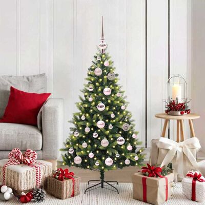 vidaXL Künstlicher geflammter Weihnachtsbaum 150 LEDs Grün 120 cm - Grün vidaXL Künstlicher geflammter Weihnachtsbaum 150 LEDs Grün 120 cm - Grün