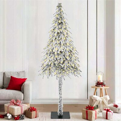 vidaXL Weihnachtsbaum mit 300 LEDs Weiß 210 cm PE und Stahl - Weiß vidaXL Weihnachtsbaum mit 300 LEDs Weiß 210 cm PE und Stahl - Weiß