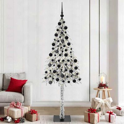 vidaXL Weihnachtsbaum mit 300 LEDs Weiß 210 cm PE und Stahl - Weiß vidaXL Weihnachtsbaum mit 300 LEDs Weiß 210 cm PE und Stahl - Weiß