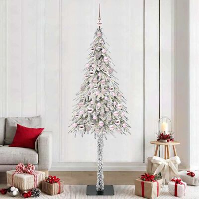 vidaXL Weihnachtsbaum mit 300 LEDs Weiß 210 cm PE und Stahl - Weiß vidaXL Weihnachtsbaum mit 300 LEDs Weiß 210 cm PE und Stahl - Weiß