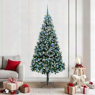vidaXL Künstlicher Weihnachtsbaum mit 300 LEDs mit Ständer Grün 210 cm - Grün vidaXL Künstlicher Weihnachtsbaum mit 300 LEDs mit Ständer Grün 210 cm - Grün