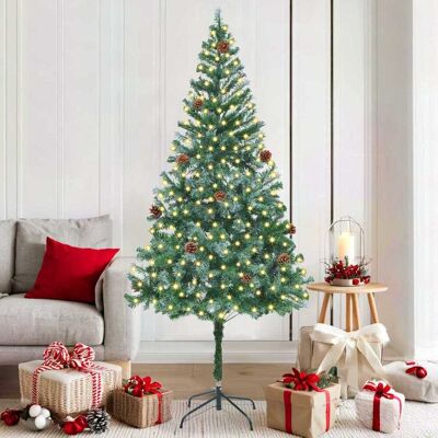 vidaXL Künstlicher Weihnachtsbaum Grün 180 cm PVC und Stahl - Grün vidaXL Künstlicher Weihnachtsbaum Grün 180 cm PVC und Stahl - Grün