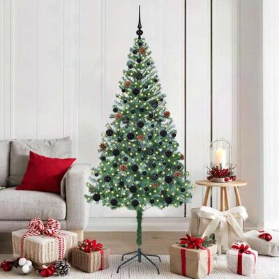 vidaXL Künstlicher Weihnachtsbaum Grün 180 cm PVC und Stahl - Grün vidaXL Künstlicher Weihnachtsbaum Grün 180 cm PVC und Stahl - Grün