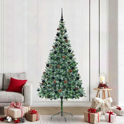 vidaXL Künstlicher Weihnachtsbaum Grün 210 cm PVC und Stahl - Grün vidaXL Künstlicher Weihnachtsbaum Grün 210 cm PVC und Stahl - Grün