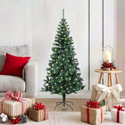 vidaXL Künstlicher vorbeleuchteter Weihnachtsbaum Grün 120 cm - Grün vidaXL Künstlicher vorbeleuchteter Weihnachtsbaum Grün 120 cm - Grün