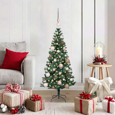 vidaXL Künstlicher vorbeleuchteter Weihnachtsbaum Grün 120 cm - Grün vidaXL Künstlicher vorbeleuchteter Weihnachtsbaum Grün 120 cm - Grün