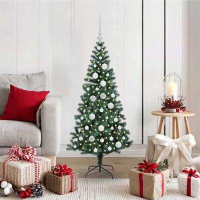 vidaXL Künstlicher vorbeleuchteter Weihnachtsbaum Grün 120 cm - Grün vidaXL Künstlicher vorbeleuchteter Weihnachtsbaum Grün 120 cm - Grün