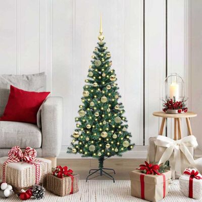 vidaXL Künstlicher vorbeleuchteter Weihnachtsbaum Grün 120 cm - Grün vidaXL Künstlicher vorbeleuchteter Weihnachtsbaum Grün 120 cm - Grün