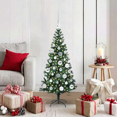 vidaXL Künstlicher vorbeleuchteter Weihnachtsbaum Grün 120 cm - Grün vidaXL Künstlicher vorbeleuchteter Weihnachtsbaum Grün 120 cm - Grün