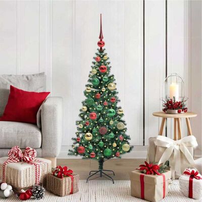 vidaXL Künstlicher vorbeleuchteter Weihnachtsbaum Grün 120 cm - Grün vidaXL Künstlicher vorbeleuchteter Weihnachtsbaum Grün 120 cm - Grün