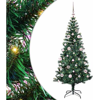 vidaXL Künstlicher vorbeleuchteter Weihnachtsbaum Grün 150 cm - Grün vidaXL Künstlicher vorbeleuchteter Weihnachtsbaum Grün 150 cm - Grün