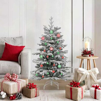 vidaXL Weihnachtskugel-Set 40 pcs Rot und Grün Kunststoff - Rot vidaXL Weihnachtskugel-Set 40 pcs Rot und Grün Kunststoff - Rot