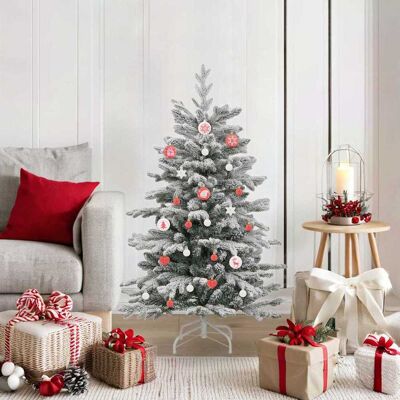 vidaXL Weihnachtskugel-Set 40 pcs Rot und Weiß Kunststoff - Rot vidaXL Weihnachtskugel-Set 40 pcs Rot und Weiß Kunststoff - Rot