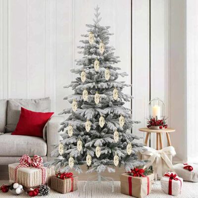 vidaXL Christmas Pine Cone Ball 40 pcs Gold Kunststoff - Gold vidaXL Christmas Pine Cone Ball 40 pcs Gold Kunststoff - Gold