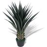 vidaXL Künstliche Yucca-Pflanze mit Topf 85 cm Grün - Grün