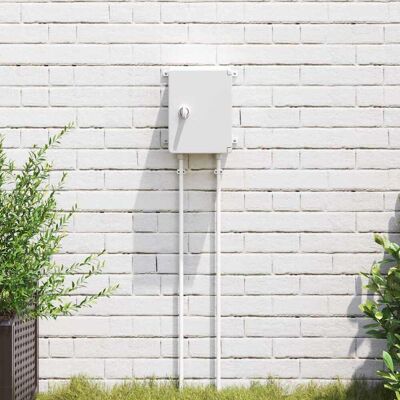 vidaXL Steuerungsschrank Grau 25 x 13 x 24 cm ABS Kunststoff - Grau vidaXL Steuerungsschrank Grau 25 x 13 x 24 cm ABS Kunststoff - Grau