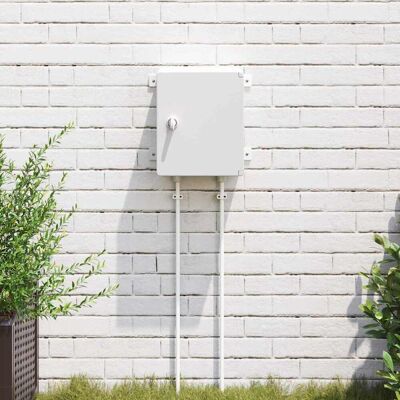 vidaXL Steuerungsschrank Grau 32 x 13 x 30 cm ABS Kunststoff - Grau vidaXL Steuerungsschrank Grau 32 x 13 x 30 cm ABS Kunststoff - Grau