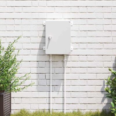 vidaXL Steuerungsschrank Grau 32 x 15 x 35 cm ABS Kunststoff - Grau vidaXL Steuerungsschrank Grau 32 x 15 x 35 cm ABS Kunststoff - Grau