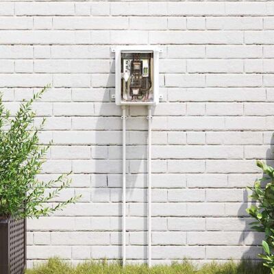 vidaXL Steuerungsschrank Grau 25 x 13 x 24 cm ABS Kunststoff - Grau vidaXL Steuerungsschrank Grau 25 x 13 x 24 cm ABS Kunststoff - Grau