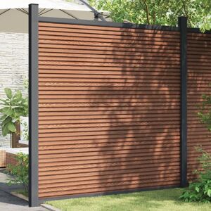 vidaXL Zaunelement WPC Braun 180x186 cm - Braun vidaXL Zaunelement WPC Braun 180x186 cm - Braun