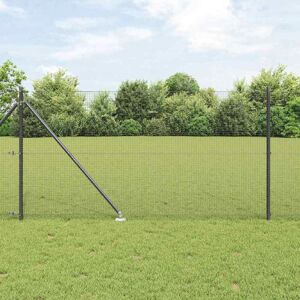 Beschichteter Stahlzaun mit 13 spitzen Pfosten 1x100 m - Zaun Beschichteter Stahlzaun mit 13 spitzen Pfosten 1x100 m - Zaun