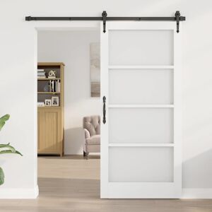 vidaXL Interior Tür ORKDAL Weiß grundiert 93 x 202 cm - Weiß vidaXL Interior Tür ORKDAL Weiß grundiert 93 x 202 cm - Weiß