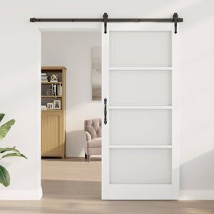 vidaXL Interior Tür ORKDAL Weiß grundiert 93 x 211 cm - Weiß vidaXL Interior Tür ORKDAL Weiß grundiert 93 x 211 cm - Weiß