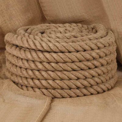 vidaXL Juteseil 10 m Länge 40 mm Stärke - Braun vidaXL Juteseil 10 m Länge 40 mm Stärke - Braun