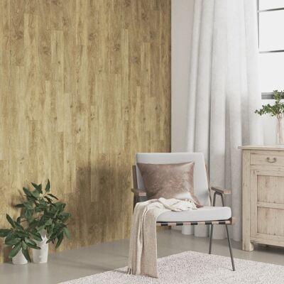 vidaXL Wandpaneele Holzoptik Braun PVC 4,12 m² - Braun vidaXL Wandpaneele Holzoptik Braun PVC 4,12 m² - Braun