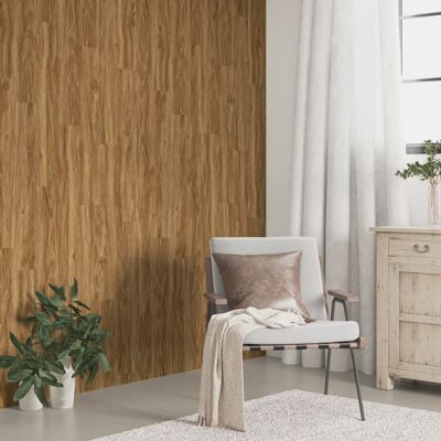 vidaXL Wandpaneele Holzoptik Braun PVC 4,12 m² - Braun vidaXL Wandpaneele Holzoptik Braun PVC 4,12 m² - Braun