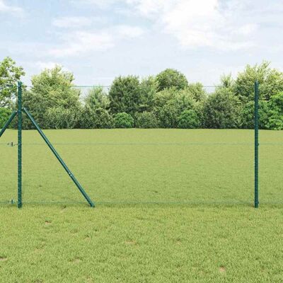 vidaXL Stabiler sechseckiger Zaunfuß 10 x 1 m PVC-beschichteter Stahl - Grün vidaXL Stabiler sechseckiger Zaunfuß 10 x 1 m PVC-beschichteter Stahl - Grün